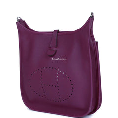 Herms Evelyne Iii Pm Anemone Clemence Palladium Hardware