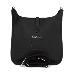 Herms Evelyne Iii Pm Black Clemence Palladium Hardware