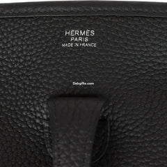 Herms Evelyne Iii Pm Black Clemence Palladium Hardware