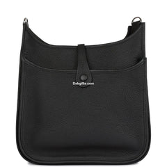 Herms Evelyne Iii Pm Black Clemence Palladium Hardware