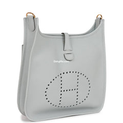 Herms Evelyne Iii Pm Bleu Pale Clemence Gold Hardware