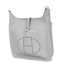 Herms Evelyne Iii Pm Bleu Pale Clemence Gold Hardware