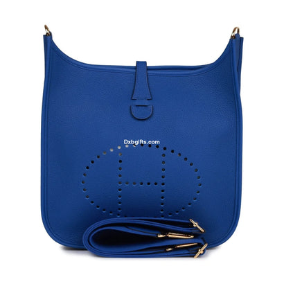 Herms Evelyne Iii Pm Bleu Royal Maurice Gold Hardware