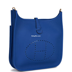 Herms Evelyne Iii Pm Bleu Royal Maurice Gold Hardware