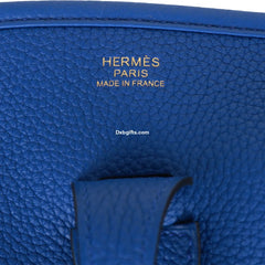 Herms Evelyne Iii Pm Bleu Royal Maurice Gold Hardware