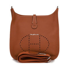 Herms Evelyne Iii Pm Gold Clemence Palladium Hardware