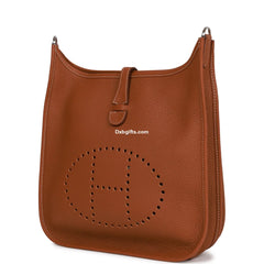 Herms Evelyne Iii Pm Gold Clemence Palladium Hardware