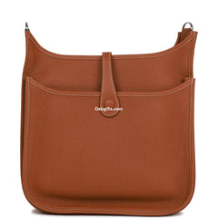 Herms Evelyne Iii Pm Gold Clemence Palladium Hardware