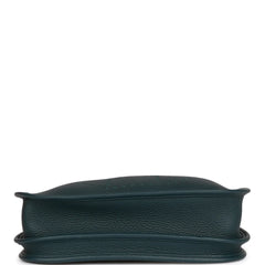 Herms Evelyne Pm Vert Cypress Clemence Gold Hardware