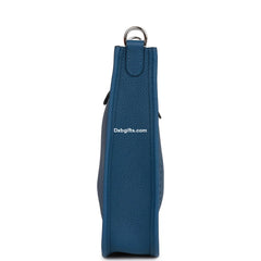 Herms Evelyne Tpm Bag Deep Blue Maurice Palladium Hardware