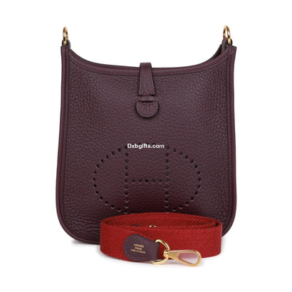 Herms Evelyne Tpm Cassis Clemence Gold Hardware