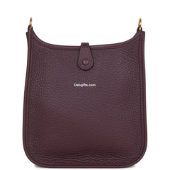 Herms Evelyne Tpm Cassis Clemence Gold Hardware