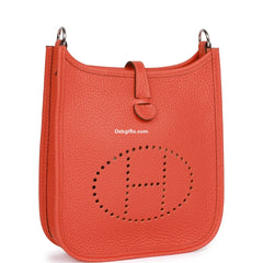 Herms Evelyne Tpm Feu Clemence Palladium Hardware