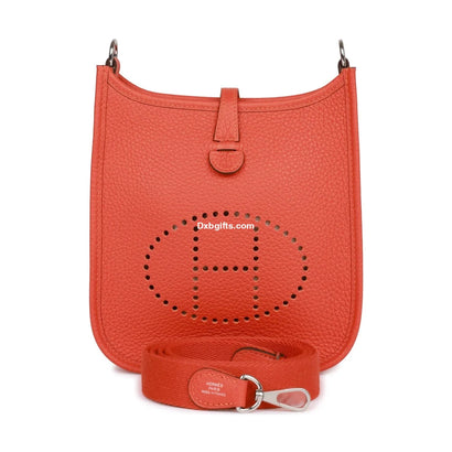 Herms Evelyne Tpm Feu Clemence Palladium Hardware