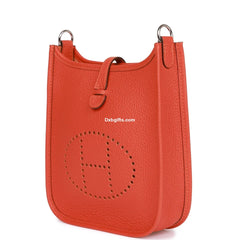 Herms Evelyne Tpm Feu Clemence Palladium Hardware