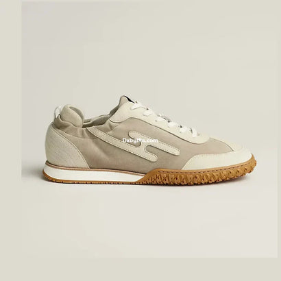Herms Jet Sneakers Beige Esquisse / Glaise