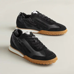 Herms Jet Sneakers Black