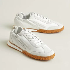 Herms Jet Sneakers White