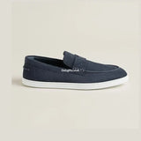 Herms Job Loafer Blue