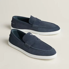 Herms Job Loafer Blue
