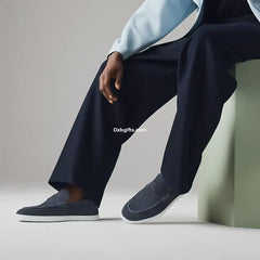 Herms Job Loafer Blue