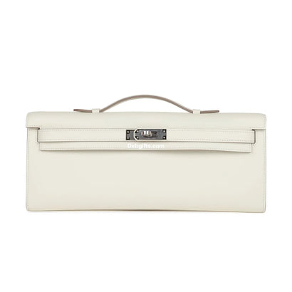 Herms Kelly Cut Mushroom Swift Palladium Hardware