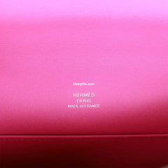 Herms Kelly Pochette Magnolia Swift Palladium Hardware