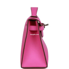 Herms Kelly Pochette Magnolia Swift Palladium Hardware