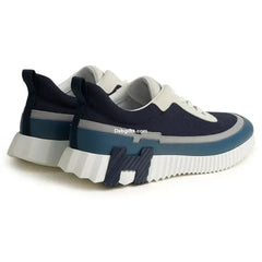 Herms Paris Bouncing Sneaker Blue Grey White