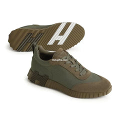Herms Paris Bouncing Sneaker Green Toundra