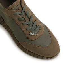 Herms Paris Bouncing Sneaker Green Toundra