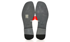 Herms Suede Goatskin Oran Sandals Orange Synthetique