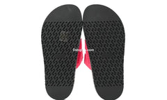 Herms Suede Goatskin Womens Chypre Sandals Rouge Marsala