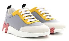 Herms Technical Canvas Suede Goatskin Bouncing  