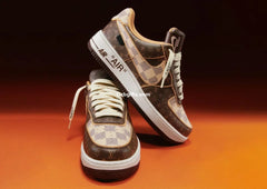 Iv Nk Af 1 Low Monogram Brown Damier Azur