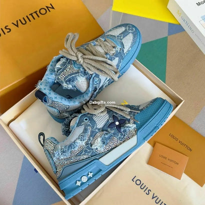 Iv Skate Crystal – Blue Swarovski Monogram