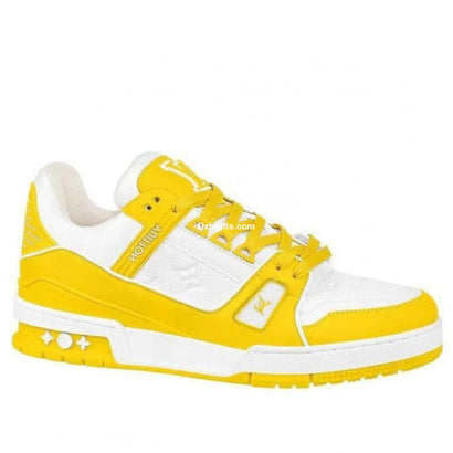 Iv Trainer Yellow White Monogram