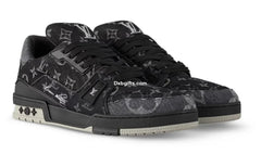 Iv Trainer 'black Monogram Denim'