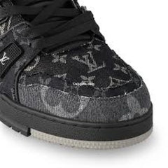 Iv Trainer 'black Monogram Denim'