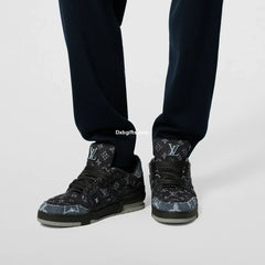 Iv Trainer 'black Monogram Denim'