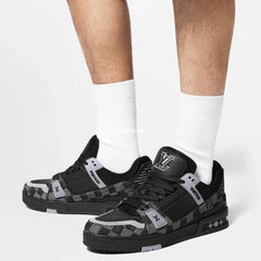 Iv Trainer 'black Monogram Denim'