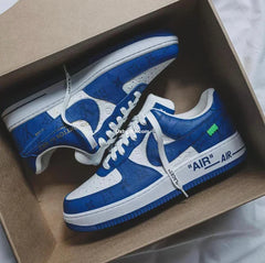 Iv X Nk Af 1 Low By Virgil Abloh Blue