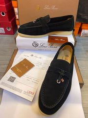 Loro P Black Women's Loafers