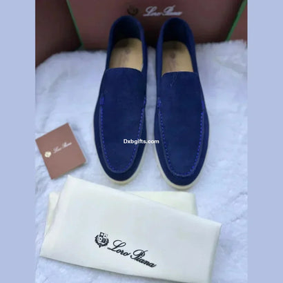 Loro P Blue Men's Loafers
