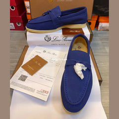 Loro P Blue Women's Loafers