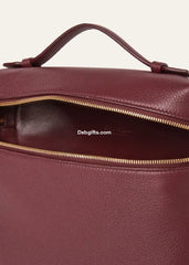 Loro P Extra Pocket Backpack Grained Calfskin