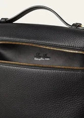 Loro P Extra Pocket Backpack Grained Calfskin