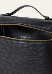 Loro P Extra Pocket Backpack L23.5 Ostrich Leather