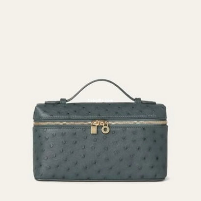 Loro P Extra Pocket L19 Ostrich Leather