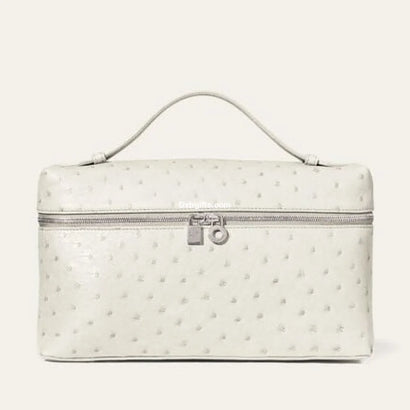 Loro P Extra Pocket L27 Ostrich Leather